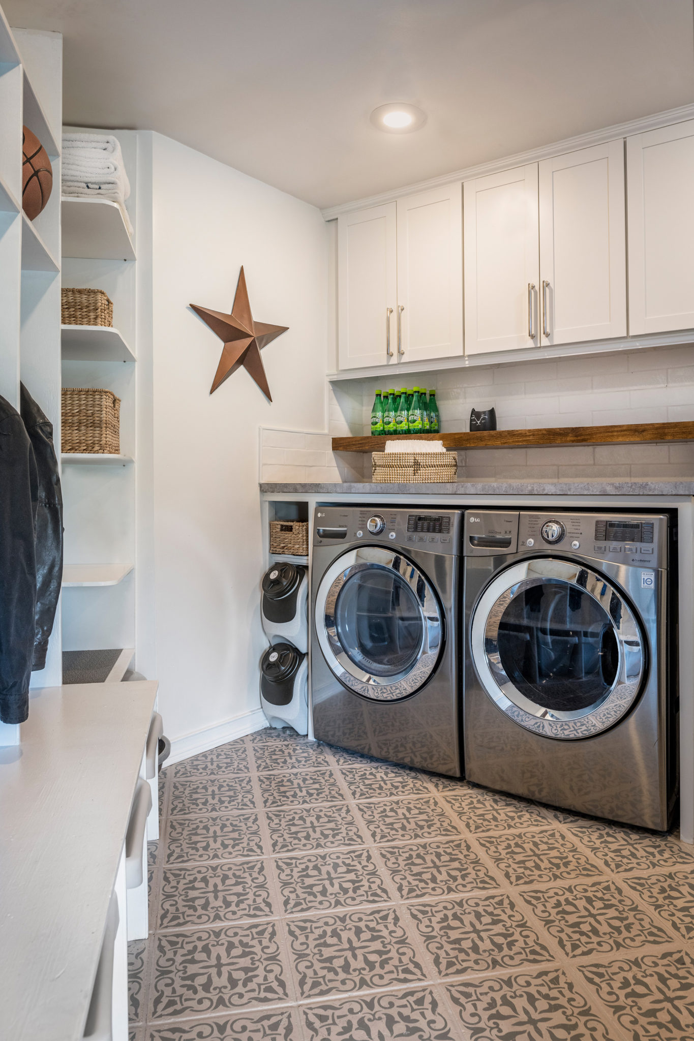 Organizing and Spring Cleaning the Laundry Room - Happy Brown House